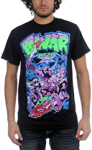 GWAR - Mens Alien Decapitation T-Shirt in Black, Size: Medium, Color: Black