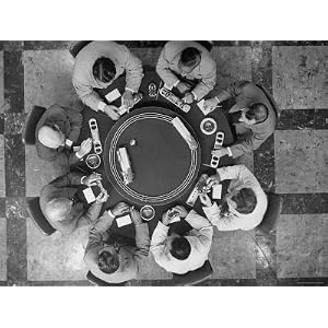Executives and Engineers of Lionel Corporation Discussing a New Diesel Engine Artists Photographic Poster Print by Al Fenn, 24×32