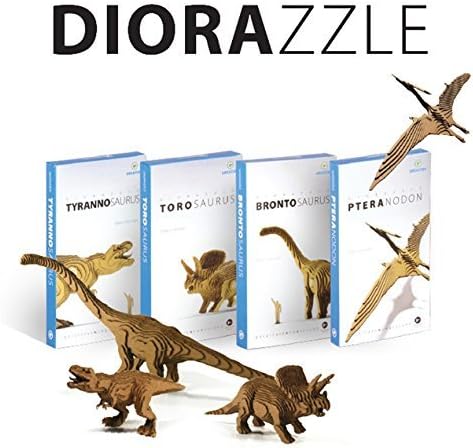 Diorazzle BRONTOSAURUS 3D-Assembly Non-toxic Educational Dinosaur Puzzle
