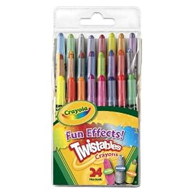 Crayola 24 Mini Twistables Special Effect Crayons