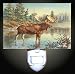 Moose at the Lake Decorative Night Light