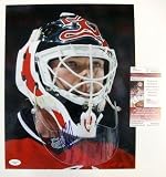 Martin Brodeur Signed Mask Photo Jsa New Jersey Devils