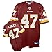 Chris Cooley Jersey: Reebok Dark Red Replica #47 Washington Redskins Jersey - X-Large