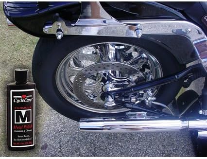 Cycle Care Formula M Aluminum and Chrome Metal Polish 8 oz Bottle