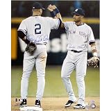 Derek Jeter and Robinson Cano New York Yankees - at 2B - Dual Autographed 16x20 Photograph
