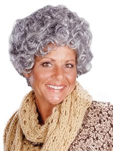 Enigma Wigs Women's Nanna, Mixed Grey, One Size