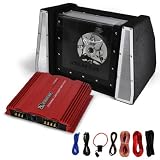 Produkt-Bild: 1000W 0.1 Car-Hifi Komplettset "Monte Carlo" (2-Kanal Endstufe, 800W 25cm Subwoofer)