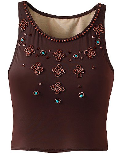 Shape fx Embellished tank top|