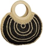 ECHO Rounded Raffia Tote