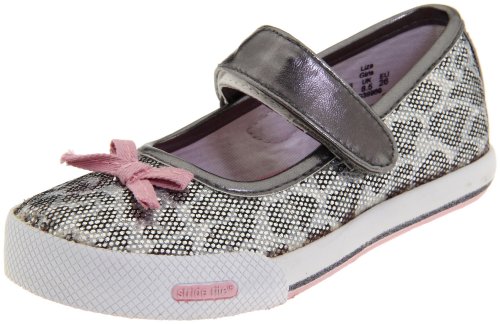 Stride Rite Liza Jewess Jane (Toddler/Little Kid),Silver Leopard,9 M US Toddler