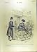 1897 Sketch Fashion Highland Reel Scottish Scotland