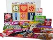 50th Birthday Gift Box Peace & Love - Retro Candy