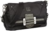 JETTE Flap Bag 03/13/10613, Damen Schultertaschen, Schwarz (black 900), 30x19x10 cm (B x H x T)
