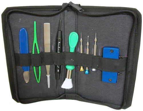 Watch Tools Watch Repair Tool Kit - 9 Pieces Change Watch Band Link Pin Remover Toolkit Sizing Bracelet Adjustments Tools Nylon Case