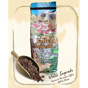 Valle Sagrado Whole Bean Gourmet Coffee From Peru by Cafe Britt