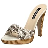 Claudia Ciuti Women's Butterfly Python Skin Platform Sandal