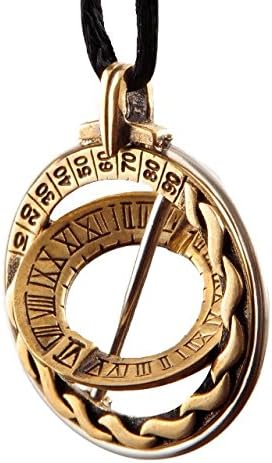 Shepherds Watch P02 Explorer Celtic Bronze Sundial Pendant - Small