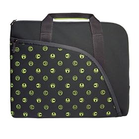 Laptop Slim Neoprene Skin Sleeve with Carrying Handle (Lime) Gateway UC-7807U 13.3-Inch Silver Laptop