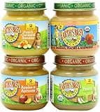 Earth's Best Organic Stage 2, Favorite Fruits Variety Pack, 12 Count, 4 Ounce Jars