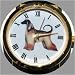 Afghan Hound Watch - Large Face, Black Leather