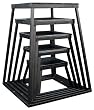 Plyometric Platform Box Set- 12", 18", 24", 30", 36" Black