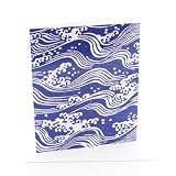 V&A Waves Single Greeting Card