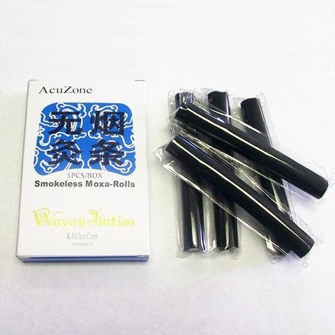Acuzone Smokeless Moxa Sticks - Black 5pcs/packs