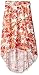 Amy Byer Girls' Big High Low Floral Print Skirt