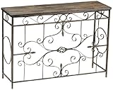 IMAGE OF Schafer Iron Scroll Console Table