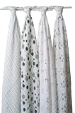 Aden & Anais Muslin Wraps 4-Pack - Sage