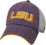 Louisiana State Stretch Mesh Snowflake Washed Team Color Twill Hat