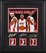 Chris Bosh, LeBron James and Dwyane Wade Miami Heat 8x10 Photograph with Jersey Back Replicas and Facsimile Signatures