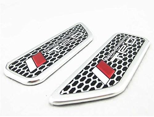 2pcs Set C203 Car Styling Accessories Emblem Badge Decal Sticker Side Fender Racing Motorsport TRD Sport For TOYOTA Camry PRIUS REIZ COROLLA EZ HIGHLANDER RAV4