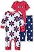 Gerber Baby Three Piece Coverall Bodysuit and Legging Set, Butterfly, 6-9 Months