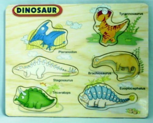 Wooden Puzzle/Jigsaw Mini Playtray: Dinosaur by Playtray