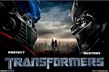 TRANSFORMERS MOVIE POSTER Megatron Optimus Head To Head