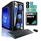 CybertronPC X-CRUISER2 2211ABL, AMD Athlon II Tri-Core Gaming PC, No O/S, Black