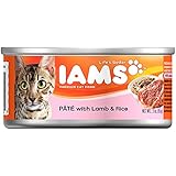 IAMS Pate With Lamb and Rice Canned Wet Cat Food 3 Ounces (Pack of 24)