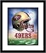 San Francisco 49ers NFL Framed 8x10 Photograph Team Logo and Football Helmet Collage