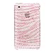 NEW! Premium Luxurious Hard Diamond Glitter Crystal Snap-on Case for Apple iPhone 3G, 3GS 3G-S - Clear Hot Pink Silver Zebra
