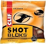 Clif Shot Bloks Organic Energy Chews, Orange, 2.1-Ounce Bags (Pack of 12)