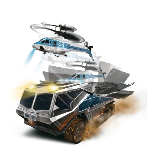 SILVERLIT  - Vehicules radiocommandés  - I/R HELI MISSION version POLICE