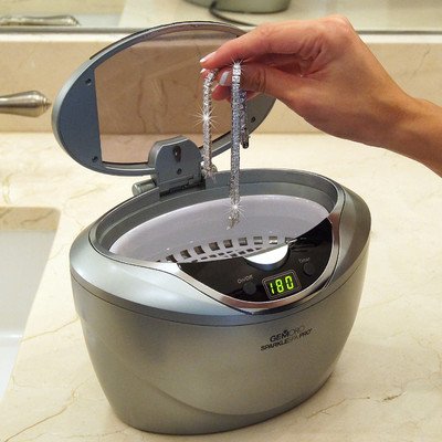 Sparkle Spa 3 Piece Pro Ultrasonic Jewelry Cleaner Set Color: Slate