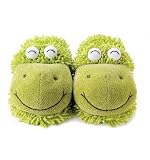 Toys : Fuzzy Feet Frog Novelty Fun Slippers