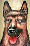 Russian Nesting Doll Dog German Shepherd Sheppard Basset Hound Bulldog Airedale Terrier Schnauzer 5 Pc / 7in #dg04