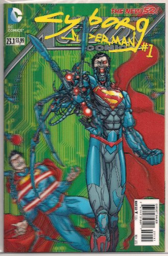 Action Comics #23.1 (2013) / Villain's Month: Cyborg Superman RARE 3D Lenticular Cover