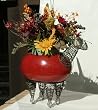 Ram Decorative Ceramic and Metal Planter