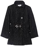 Amy Byer Girls 7-16 Style Trend Belted Mock Neck Coat