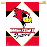 NCAA Illinois State Redbirds 27-by-37 inch Vertical Flag