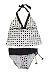 Limited Too Polka Dot Peace Tankini Swimsuit